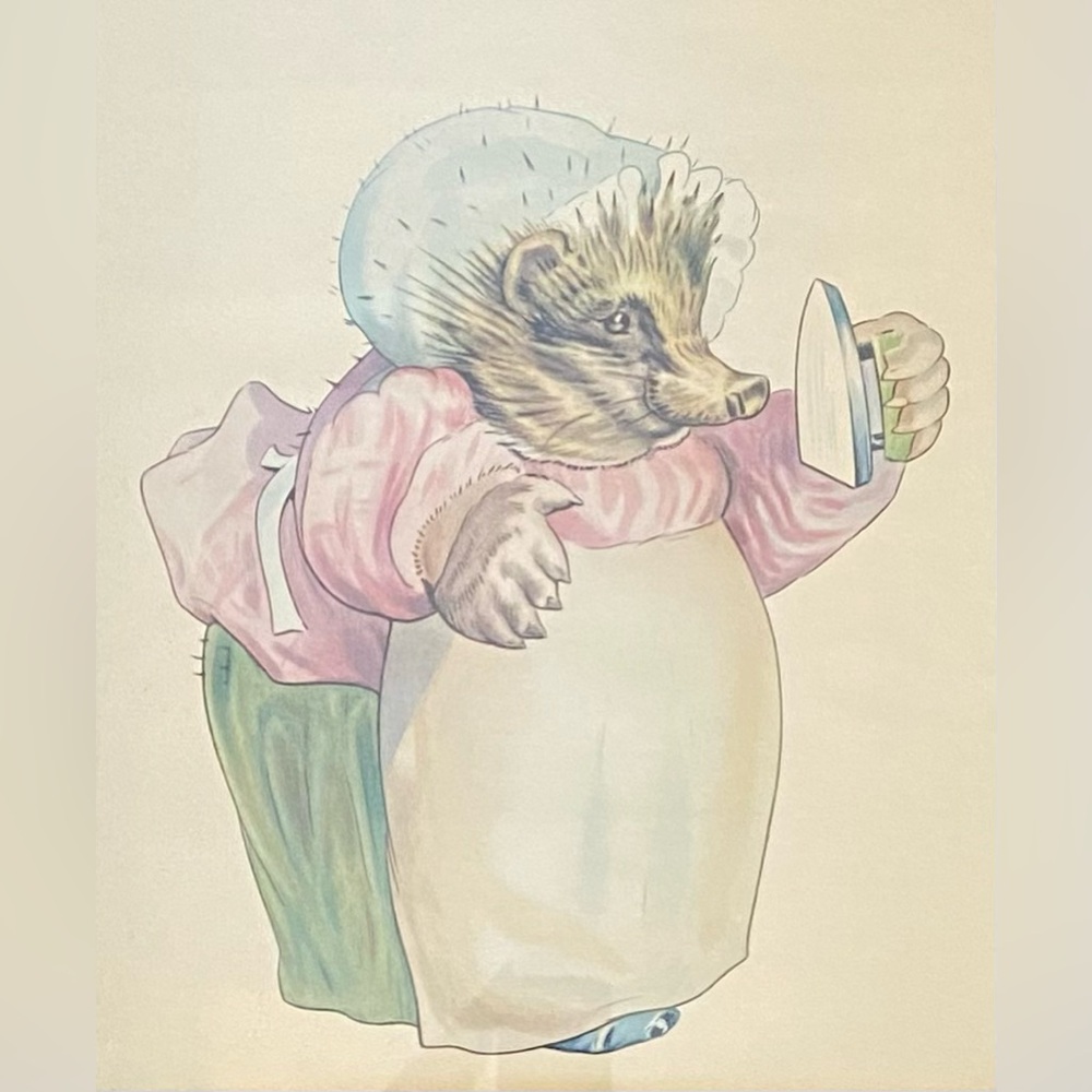 Vintage Framed Animal Print- Mrs. Tiggy-Winkle - Picture 2 of 6